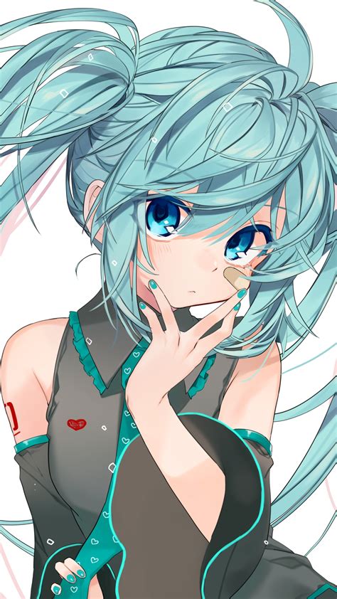 Wallpaper Vocaloid Aqua Hair Hatsune Miku Resolution2507x3541 Wallpx