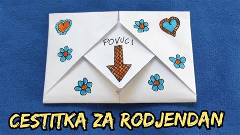 Cestitka Za Rodjendan Kako Napraviti Rodjendansku Cestitku Brzo I