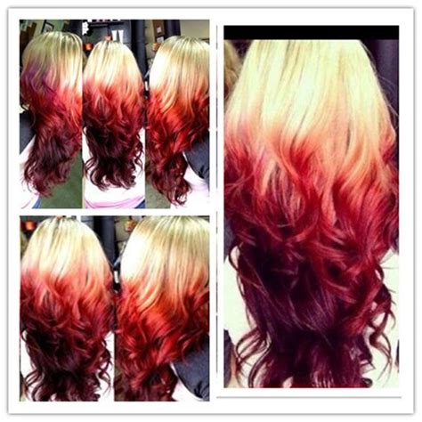 One Step To Own Your Unique Red Ombre Hair Color