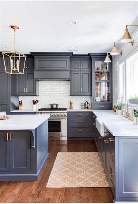 Topmost 12 Lovely Modern Blue Kitchen Design Portraits House Decor