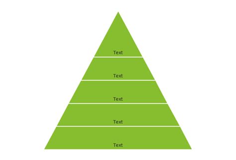 Pyramid Diagram 3d Triangle Diagram Template How To Draw A