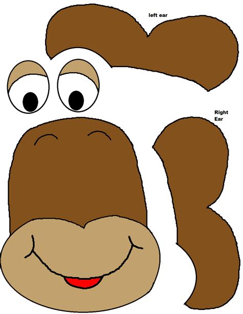 Monkey Template Free Download On Clipartmag