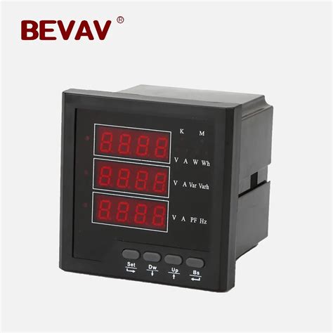 Xd194e 7s4 Digital Multifunction Three Phase Energy Meter With Modbus