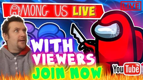 🔴among Us Live Playing With Viewers Please Sub And Join Among Us