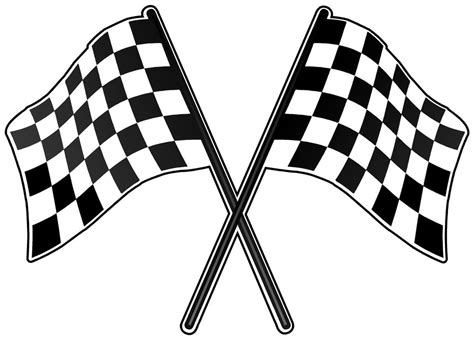 Checkered Flag Strip Clip Art