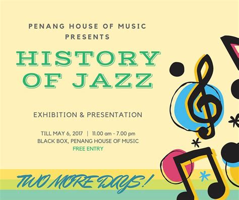 ‘history Of Jazz Poster Exhibition Penang House Of Music