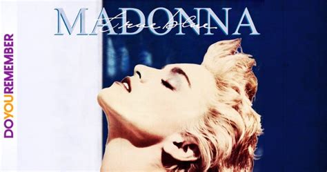 June 30th 1986 Madonna Releases True Blue Doyouremember