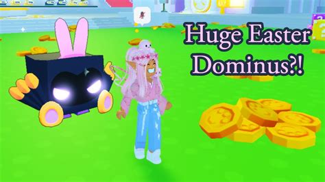 Obtaining A Huge Easter Dominus In Pet Simulator X 😱 Youtube