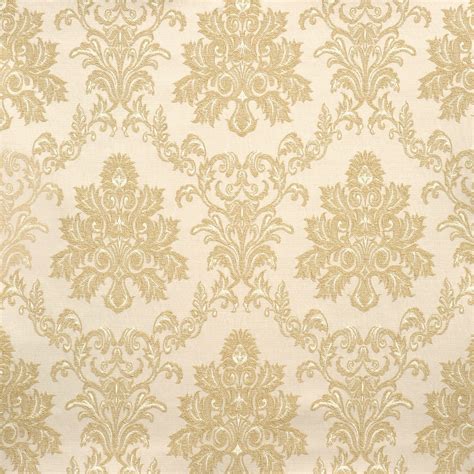 Gold Damask Wallpaper Dark Brown Beige And Gold Abstract Diamond Or