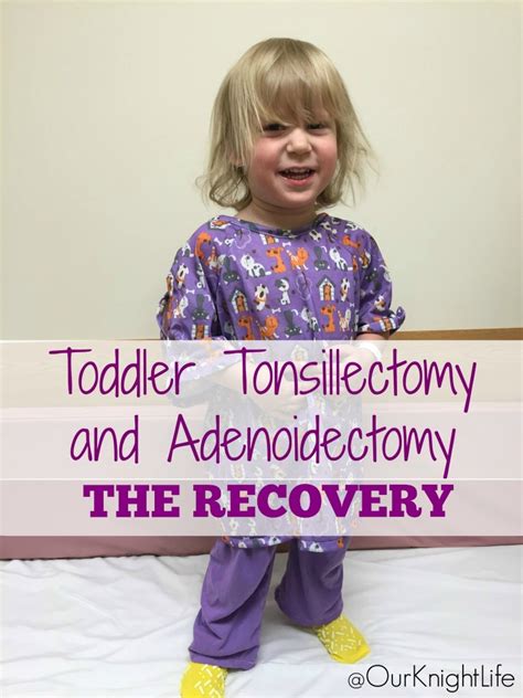 Tonsillectomy And Adenoidectomy Post Op