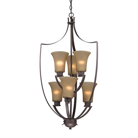 Lark Manor Alshon 6 Light Geometric Chandelier Wayfair