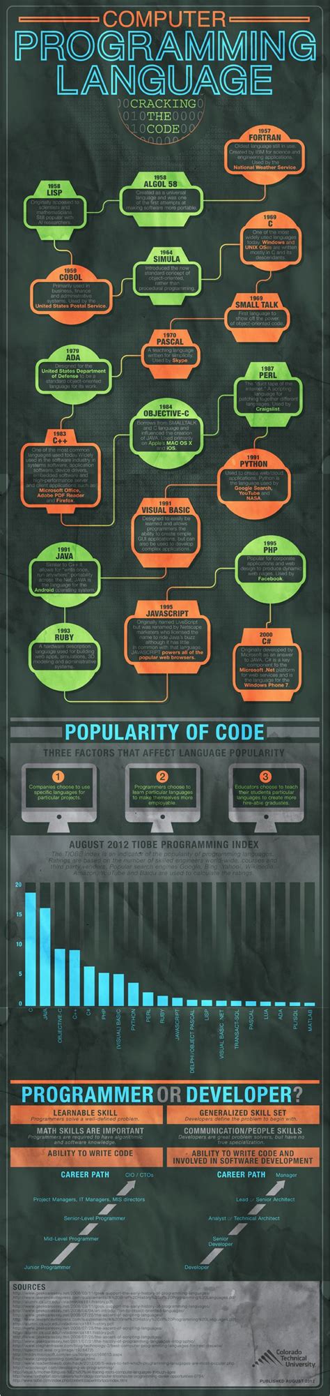 Educational Infographic If Youre Interested In An It Degree And Career Coding Can Be Pretty