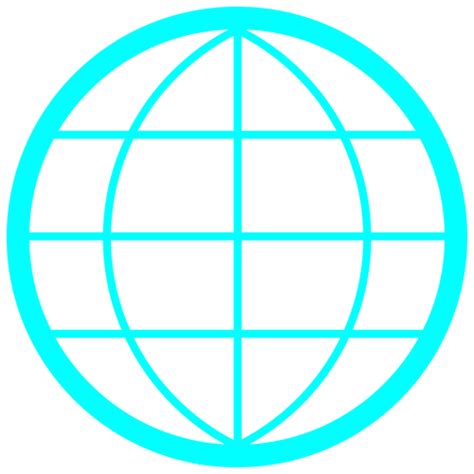 Blue Earth Icon Public Domain Vectors