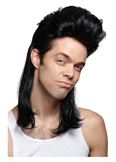 This dapper hairstyle is an excellent choice for boys who are going for a more formal look. Nightclub Mullet Black Wig - Wigs