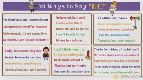 20 No Synonyms And How To Say No Without Saying No Politely