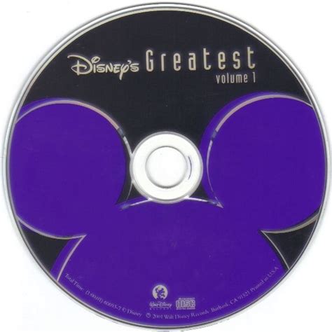 Release “disneys Greatest Volume 1” By Various Artists Cover Art Musicbrainz