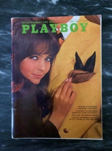 Vintage Playboy Magazine Mature April EBay