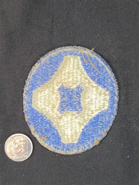 Wwii Us Army 4th Service Command Patch Greenback 999 Picclick