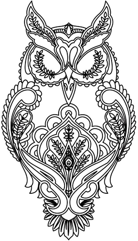 owl mandala coloring pages  getcoloringscom  printable colorings pages  print  color