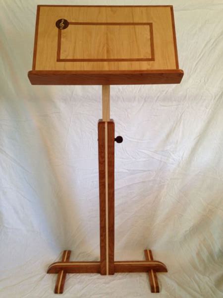 Vio music wooden music stand, strong and great design. Music Stand - Woodworking | Blog | Videos | Plans | How To