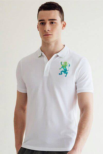 Giordano Mens 3d Lion Polo Odellk