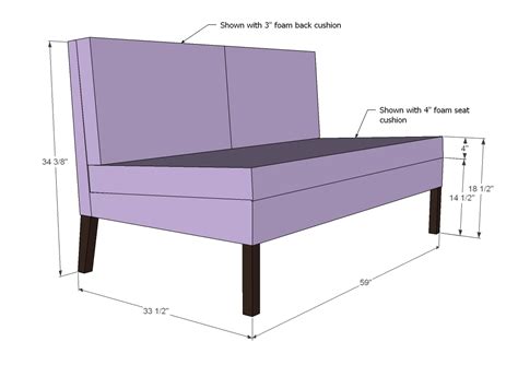 It's too easy to make. Ana White | Upholstered Settee - DIY Projects