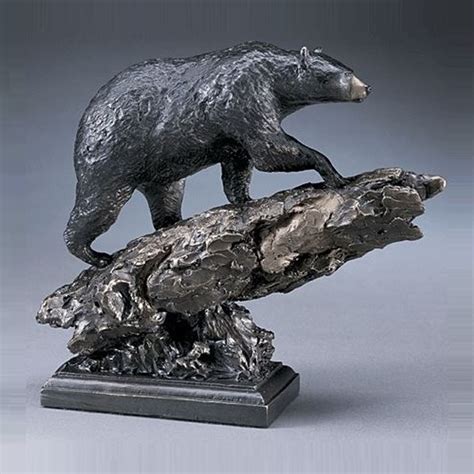 Bear Sculpture Black Bear Bronze Mark Hopkins