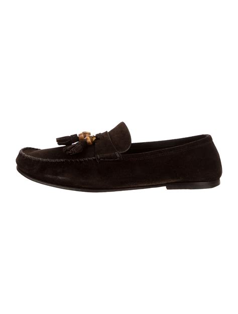 Gucci Suede Moccasins Shoes Guc358792 The Realreal
