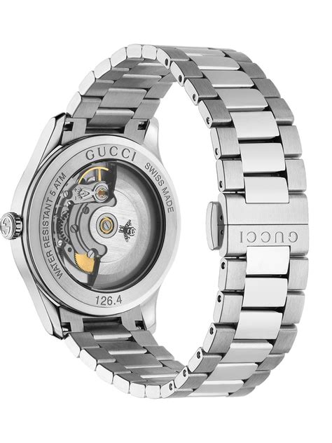 Gucci Bee Automatic Bracelet Watch 38mm In Silver Modesens