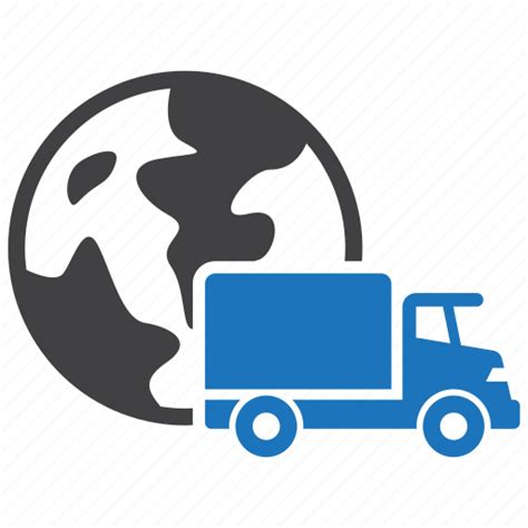 Delivery Global International Shipping Icon