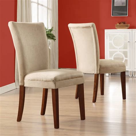 Parson Classic Peat Microfiber Side Chairs Set Of Overstock Com