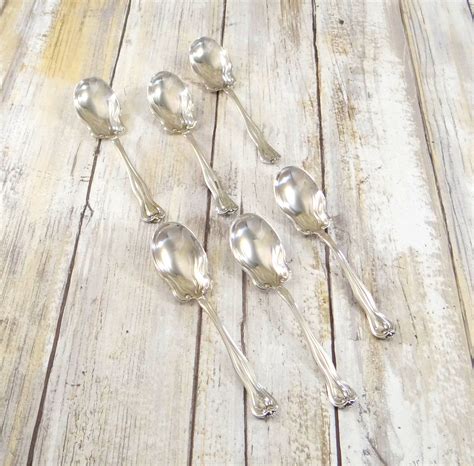 Sterling Silver Ice Cream Spoons from 1907 by Watson Sterling | Etsy | Sterling silver spoons ...