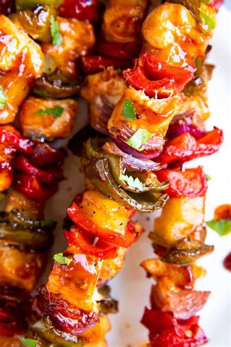How long does it take to grill a whole chicken? The Best Pineapple BBQ Chicken Kabobs for Your Grill This ...