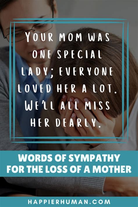 53 Words Of Sympathy For The Loss Of A Mother Happier Human
