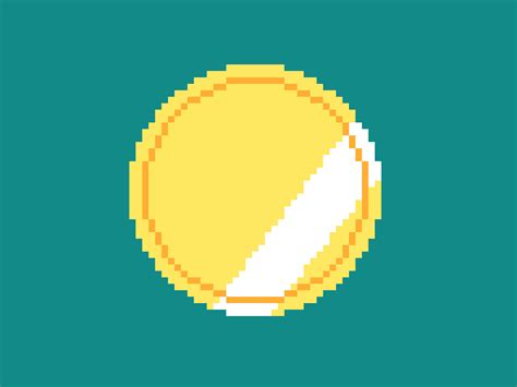 Gold Pixel Coin By John Pettigrew On Dribbble In 2021 Coin Design