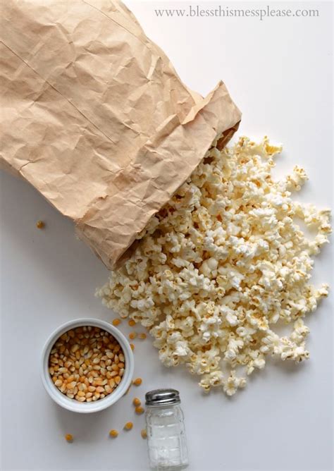 How To Pop Popcorn In A Brown Paper Bag In The Microwave