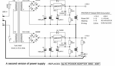 hp power supply schematic