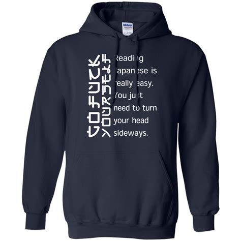 reading japanese is really easy t shirts and hoodies tee ript