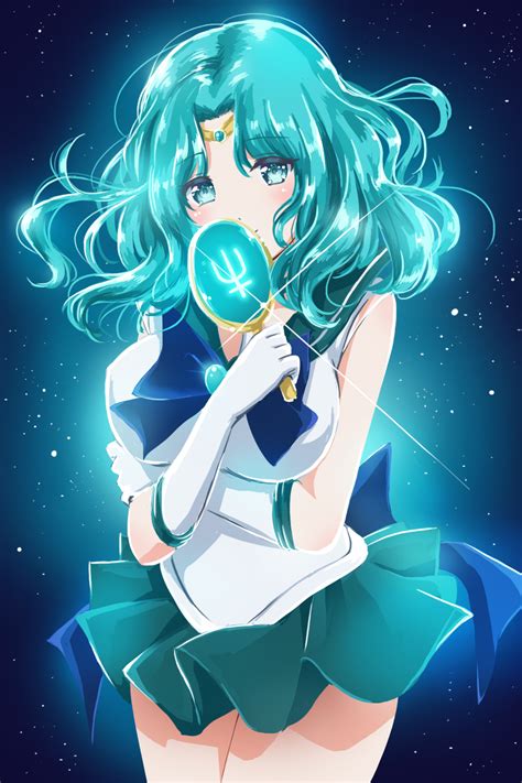 Sailor Neptune Kaiou Michiru Mobile Wallpaper By Nanashikifuka
