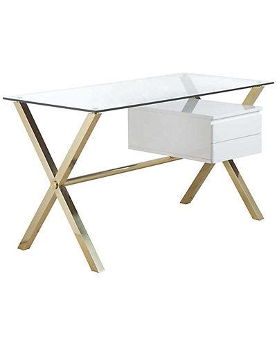 Pangea Gold Beverly Desk Gilt Design Modern Desk Pangea
