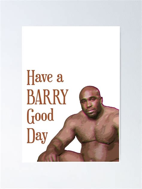 Barry Wood Meme Poster For Sale By Andrew2024 Redbubble