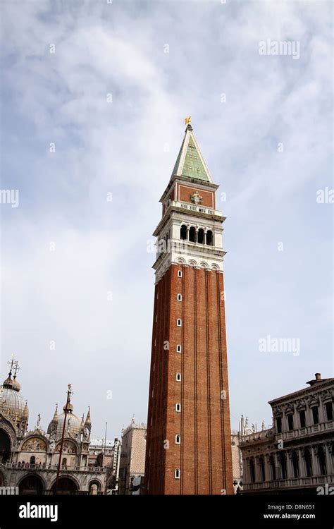 Campanile Tower In Venice Stock Photo Alamy