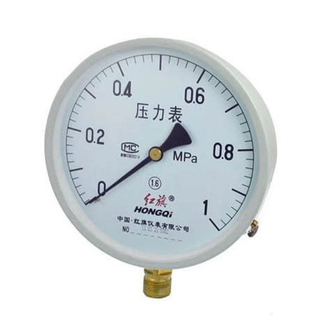 1 Pc 0 1mpa 20mm Thread Diameter Round Face Water Air Pressure Gauge In