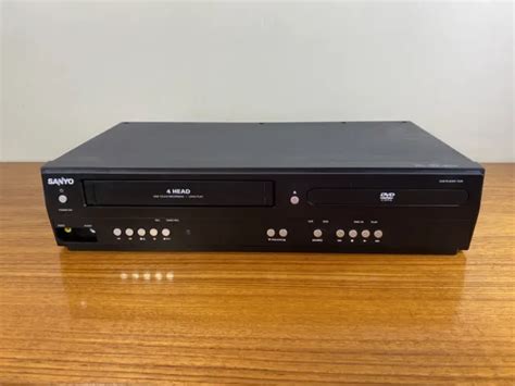 Sanyo Vcr Dvd Player Combo Model Fwdv F Head Vhs Tested Working No