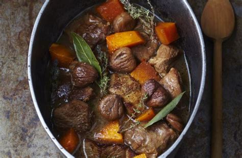Recette de Navarin d agneau à la châtaigne et au potiron
