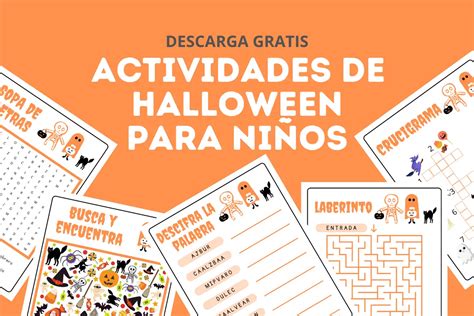 Actividades De Halloween Para Niños Descarga Gratis Poder Mamá