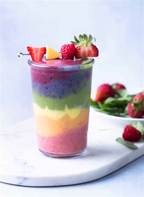 Amazing Rainbow Smoothie Recipe