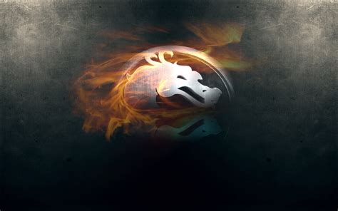 Mortal Kombat Logo Hd Wallpaper Wallpaper Flare