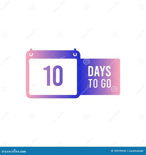 12 Days To Go Last Countdown Icon Eleven Days Go Sale Price Offer