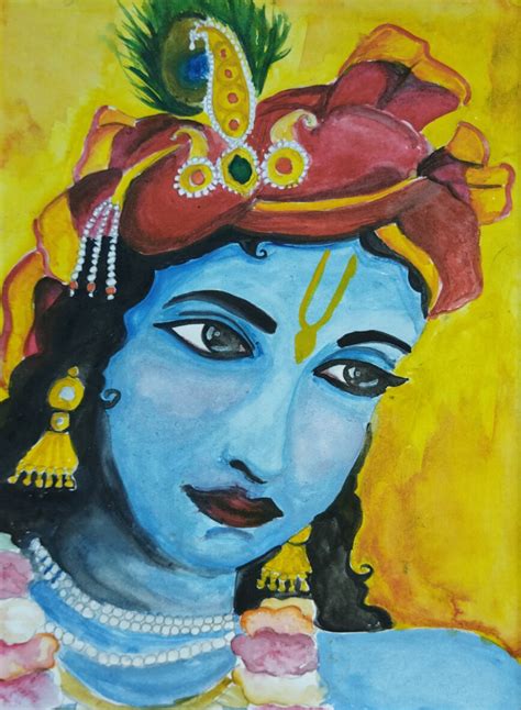 Artstation Lord Krishna Paintings